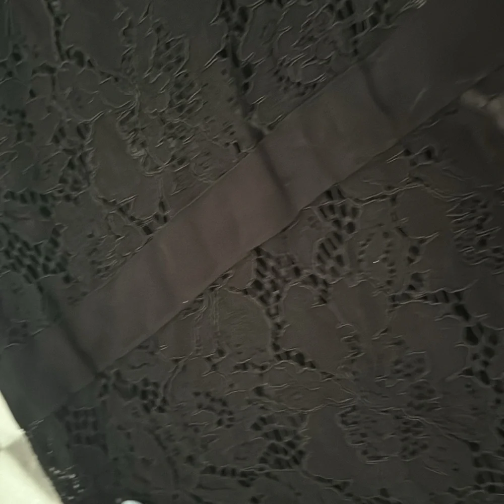 Beautiful black floral sheer jacket button up - Picture 13 of 15